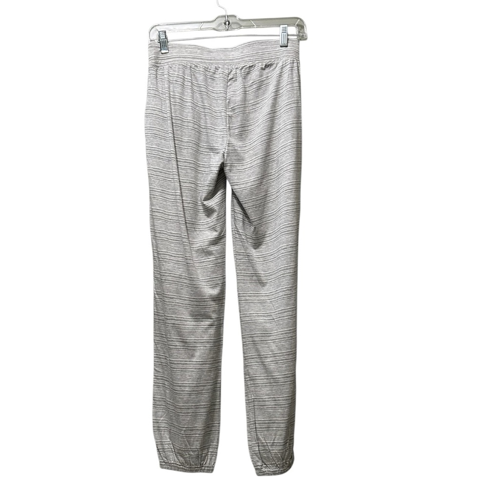 LOVE by GAP Pajama Bottoms Cotton Modal Blend Gray White Pockets Womens Size XS - Picture 2 of 11